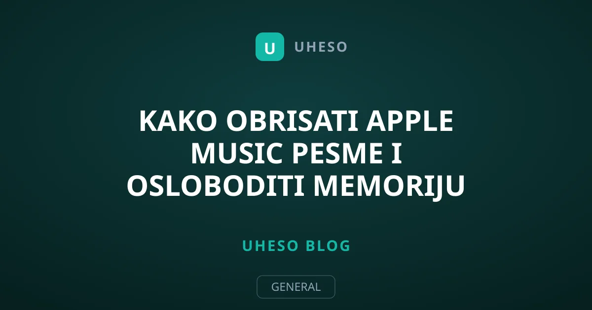 Kako obrisati Apple Music pesme i osloboditi memoriju